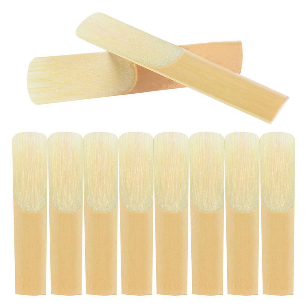 10 Pcs Alto Saxophone Reeds Strength 2.5 Sax Musical Instrument Accessories